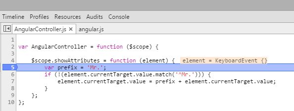 Attributes of Elements inAngularJS